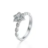 Pierścionek białe złoto z diamentami AJPZ_148